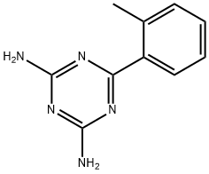 1,3,5-트리아진-2,4-디아민,6-(2-메틸페닐)- 구조식 이미지