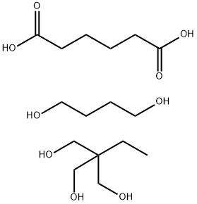 Hexanedioic acid, polymer with 1,4-butanediol and 2-ethyl-2-(hydroxymethyl)-1,3-propanediol Structure