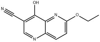 1,5-Naphthyridine-3-carbonitrile,6-ethoxy-4-hydroxy-(9CI) Structure