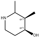 4-Piperidinol, 2,3-dimethyl-, (3R,4S)-rel- (9CI) Structure