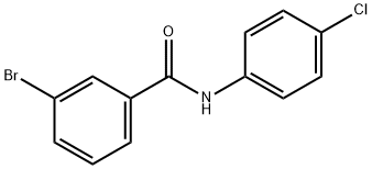 3-bromo-N-(4-chlorophenyl)benzamide Structure