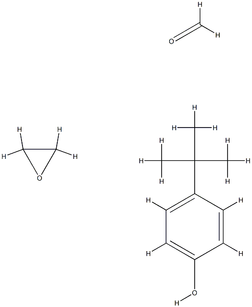 포름알데히드,4-(1,1-디메틸에틸)페놀및옥시란중합체 구조식 이미지