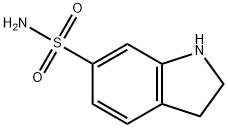 1H-인돌-6-술폰아미드,2,3-디히드로-(9CI) 구조식 이미지