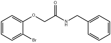 N-benzyl-2-(2-bromophenoxy)acetamide 구조식 이미지