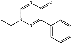 1,2,4-Triazin-5(2H)-one,2-ethyl-6-phenyl-(9CI) Structure