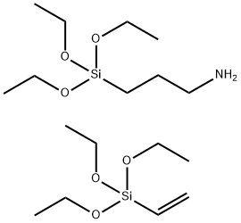 1-프로판아민,3-(트리에톡시실릴)-,에테닐트리에톡시실란과의중합체 구조식 이미지