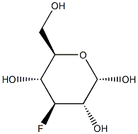 3-Deoxy-3-fluoro-α-D-glucopyranose Structure