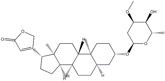 디지톡시게닌α-L-사이마로사이드 구조식 이미지