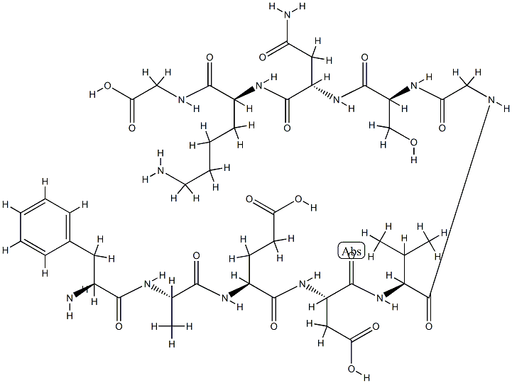 아밀로이드베타-단백질(20-29) 구조식 이미지