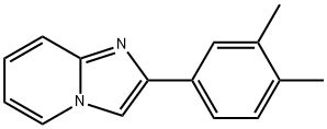 2-(3,4-디메틸페닐)H-이미다조[1,2-a]피리딘 구조식 이미지