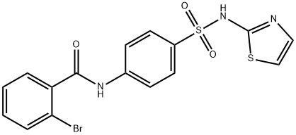 2-bromo-N-{4-[(1,3-thiazol-2-ylamino)sulfonyl]phenyl}benzamide Structure