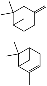 2,6,6-트리메틸바이시클로(3.1.1)헵트-2-엔-6,6-디메틸-2-메틸렌 바이시클로(3.1.1)헵탄 공중합체 구조식 이미지