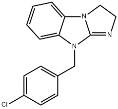 9-(4-chlorobenzyl)-2,9-dihydro-3H-imidazo[1,2-a]benzimidazole 구조식 이미지