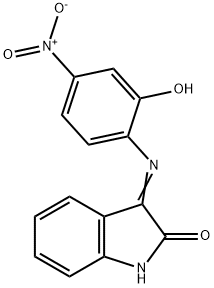 3-[(2-hydroxy-4-nitrophenyl)imino]-1,3-dihydro-2H-indol-2-one Structure
