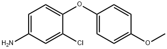 3-chloro-4-(4-methoxyphenoxy)aniline 구조식 이미지