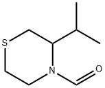 4-Thiomorpholinecarboxaldehyde,3-(1-methylethyl)-(9CI) Structure