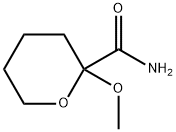 2H-피란-2-카르복스아미드,테트라히드로-2-메톡시-(8CI) 구조식 이미지