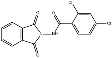 2,4-dichloro-N-(1,3-dioxo-1,3-dihydro-2H-isoindol-2-yl)benzamide Structure