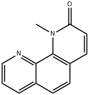 1,10-Phenanthrolin-2(1H)-one, 1-methyl- Structure