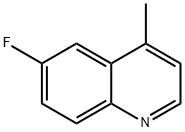 4-Methyl-6-fluoroquinoline 구조식 이미지