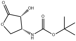 Carbamic acid, [(3R,4R)-tetrahydro-4-hydroxy-5-oxo-3-furanyl]-, 1,1- Structure