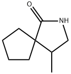 2-Azaspiro[4.4]nonan-1-one,4-methyl-(9CI) Structure