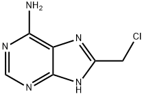 1H-퓨린-6-아민,8-(클로로메틸)-(9CI) 구조식 이미지