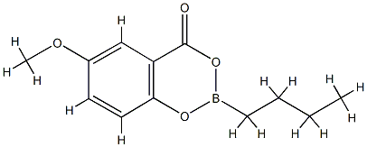 2-Butyl-6-methoxy-4H-1,3,2-benzodioxaborin-4-one Structure