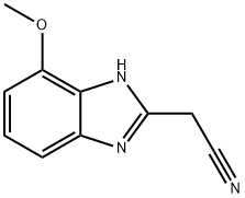 1H-벤즈이미다졸-2-아세토니트릴,4-메톡시-(9CI) 구조식 이미지