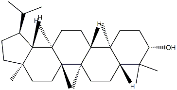 5α-루판-3β-올 구조식 이미지