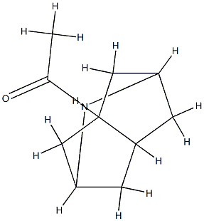 펜탈렌-2,5-이민,7-아세틸옥타하이드로-(8CI) 구조식 이미지