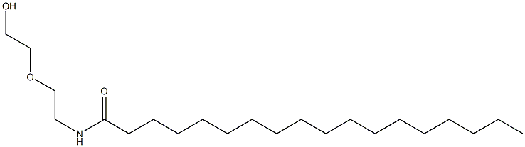 폴리(옥시-1,2-에탄디일),.알파.-2-(1-옥소옥타데실)아미노에틸-.오메가.-하이드록시- 구조식 이미지