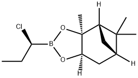 (+)-pinanediol (1S)-chloro-propylboronate Structure