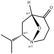 8-Oxa-1-azabicyclo[3.2.1]octan-4-one,7-(1-methylethyl)-,(1R,5R,7S)-rel-(9CI) 구조식 이미지