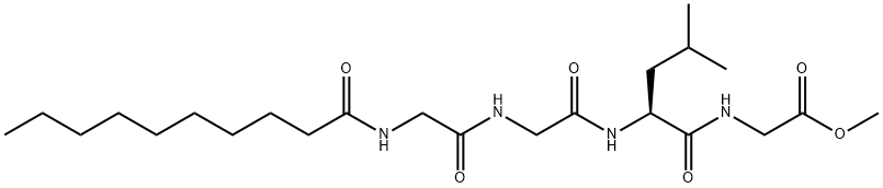 N-Decanoyl-Gly-Gly-L-Leu-Gly-OMe Structure