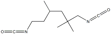 ISOCYANICACID,TRIMETHYLHEXAMETHYLENEESTER Structure