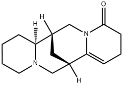 (7S)-2,3,7,7aβ,8,9,10,11,13,14-Decahydro-7α,14α-methano-4H,6H-dipyrido[1,2-a:1',2'-e][1,5]diazocin-4-one Structure