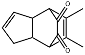 4,7-Ethenoindene-5,6-dione, 3a,4,7,7a-tetrahydro-8,9-dimethyl- (6CI,8CI) 구조식 이미지