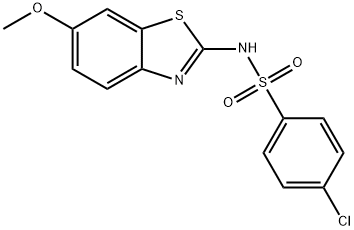 4-chloro-N-(6-methoxy-1,3-benzothiazol-2-yl)benzenesulfonamide 구조식 이미지