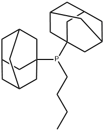 Butyldi-1-adamantylphosphine Structure