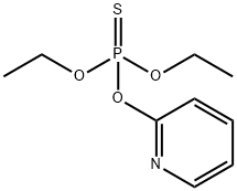 디에톡시-피리딘-2-일옥시-술파닐리덴-포스포란 구조식 이미지