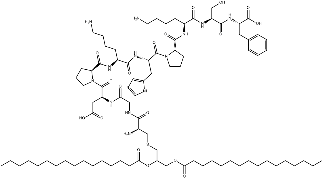 FSL-1 lipoprotein, synthetic 구조식 이미지