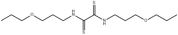 N,N'-Bis(3-methoxypropylamino)ethanebisthioamide Structure