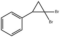 2,2-Dibromocyclopropylbenzene 구조식 이미지