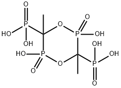 (2,5-디히드록시-3,6-디메틸-1,4,2,5-디옥사디포스포리난-3,6-디일)비스포스폰산P,P'-디옥사이드 구조식 이미지