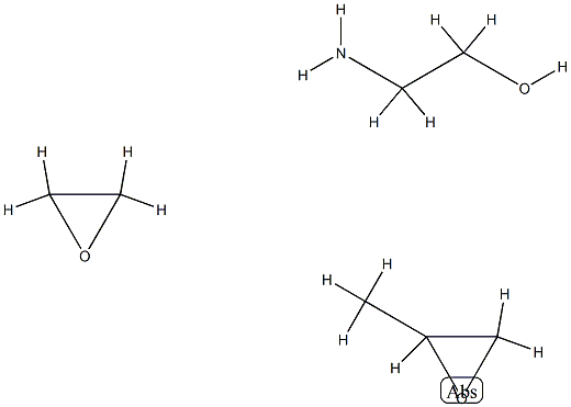 에탄올,2-아미노-,메틸옥시란및옥시란중합체 구조식 이미지