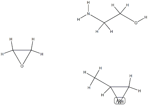 Ethanol, 2-amino-, polymer with methyloxirane and oxirane Structure