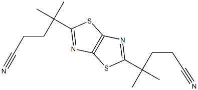 γ,γ,γ',γ'-테트라메틸티아졸로[5,4-d]티아졸-2,5-디부티로니트릴 구조식 이미지
