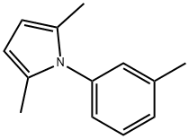 2,5-dimethyl-1-(3-methylphenyl)-1H-pyrrole 구조식 이미지