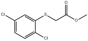 methyl 2-[(2,5-dichlorophenyl)sulfanyl]acetate Structure